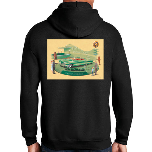 Electric Classic Cars Car Show - Unisex Hoodie
