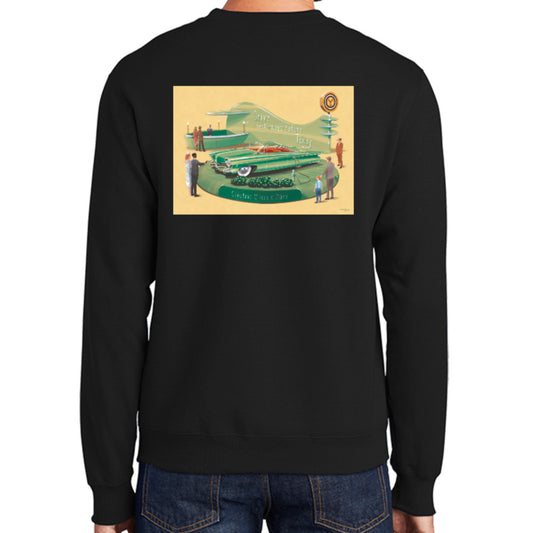 Electric Classic Cars Car Show - Unisex Black Sweatshirt
